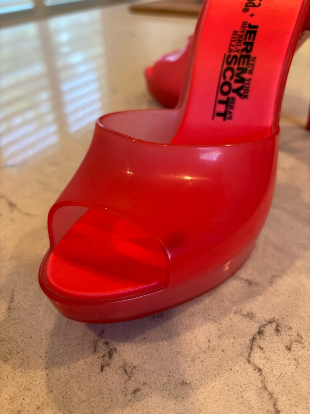 Jeremy Scott X Melissa Inflatable Mule Heels size 6 SEE DESCRIPTION - Picture 5 of 5